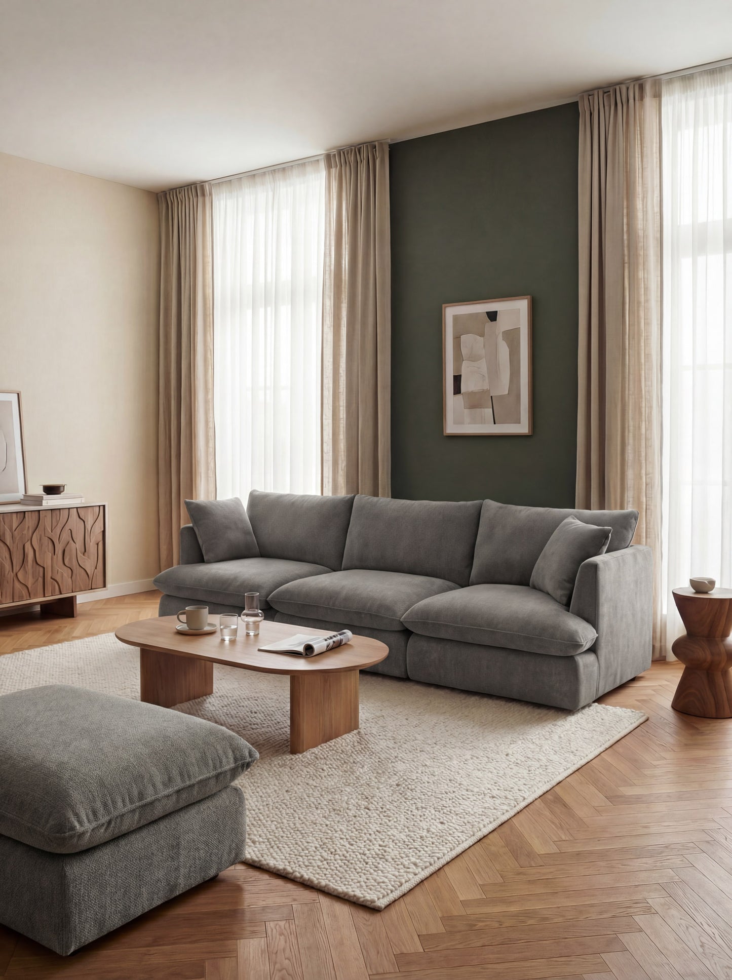 Modular Sofa Kuroda 3-seat