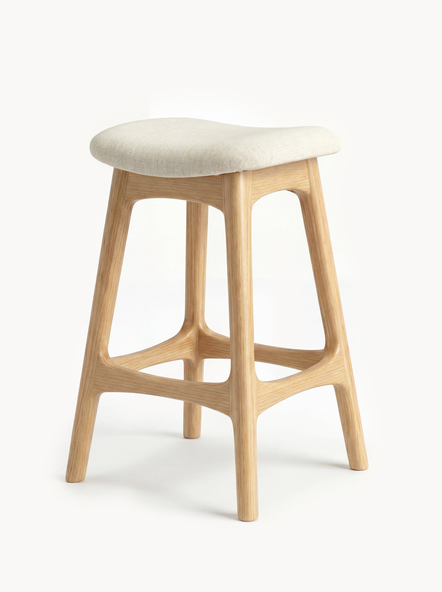 Ashwood Bar Stool Yuki with Seat Cushion