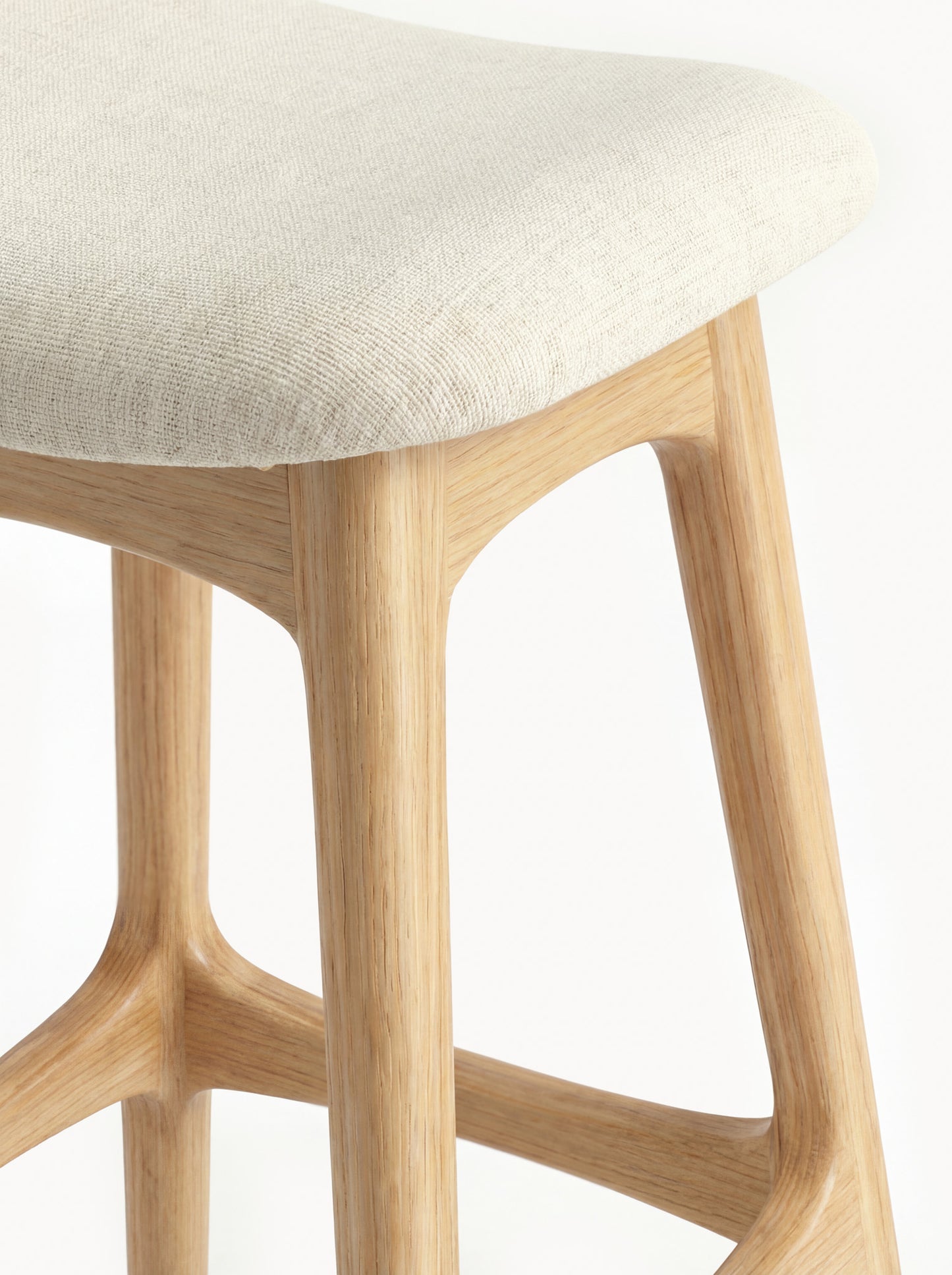 Ashwood Bar Stool Yuki with Seat Cushion