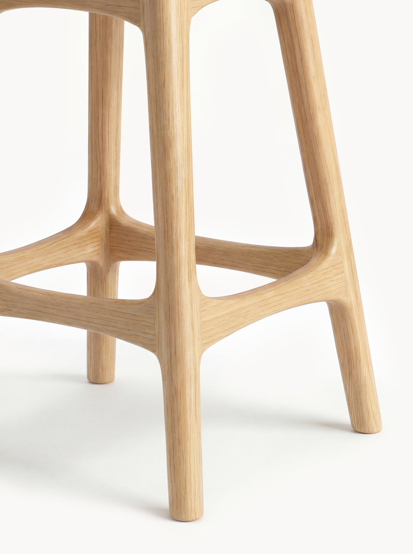 Ashwood Bar Stool Yuki with Seat Cushion