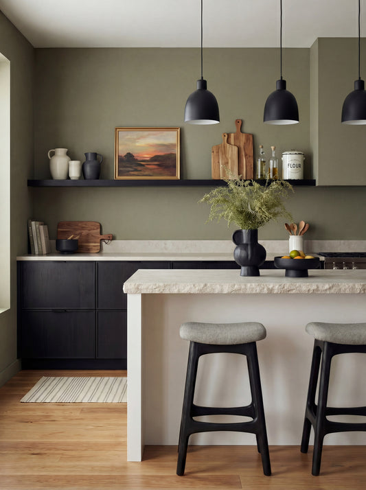 Ashwood Bar Stool Yuki with Seat Cushion