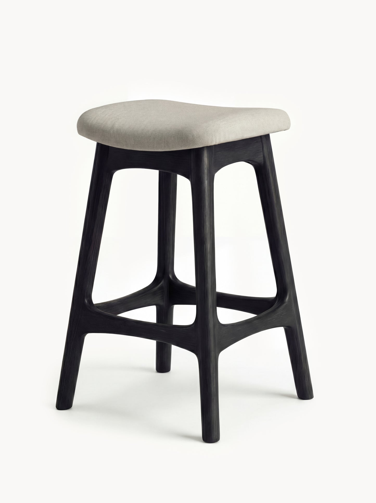 Ashwood Bar Stool Yuki with Seat Cushion