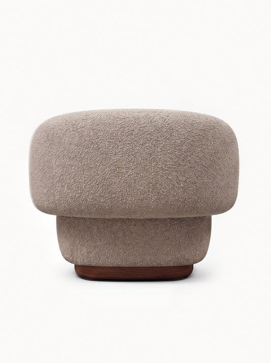 Lounge Chair Cocoon with Wooden Swivel Leg 360°