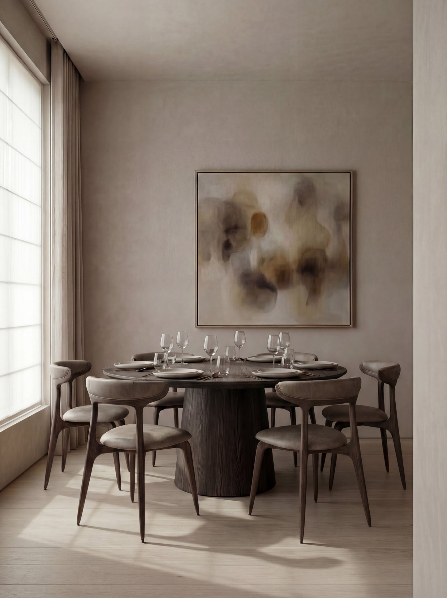 Ashwood Dining Chair Cortina with Seat Cushion
