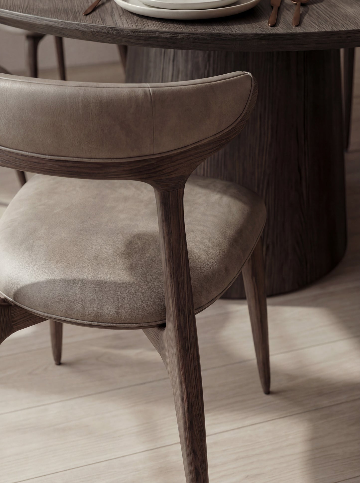 Ashwood Dining Chair Cortina with Seat Cushion