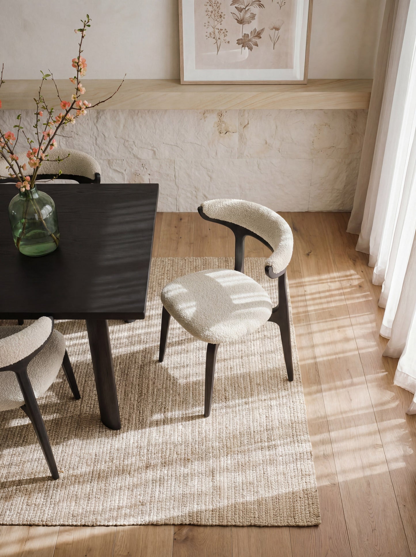 Ashwood Dining Chair Cortina with Seat Cushion