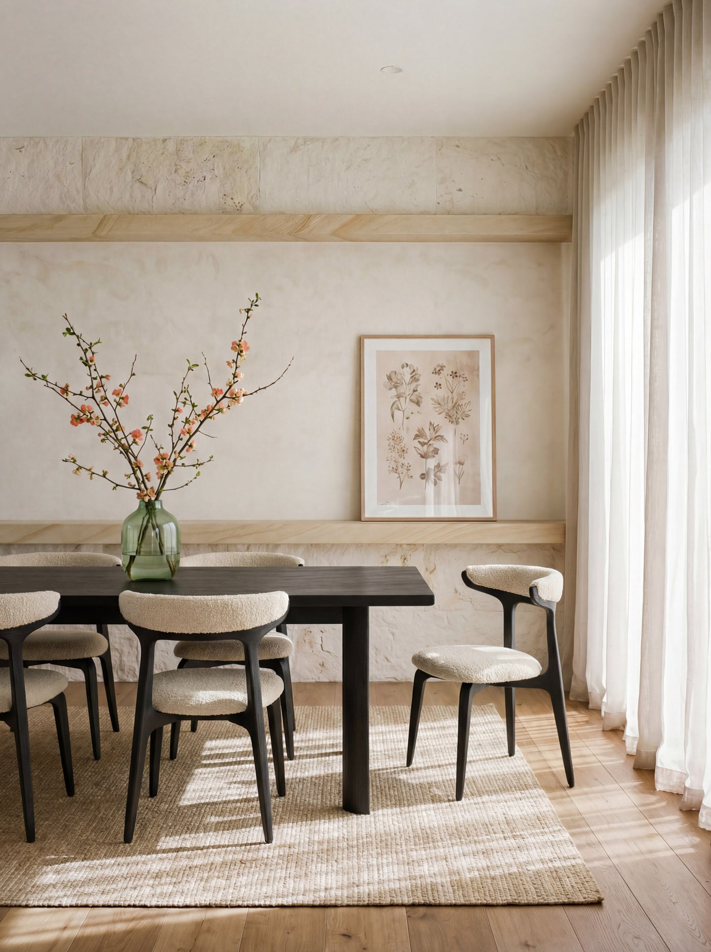Ashwood Dining Chair Cortina with Seat Cushion