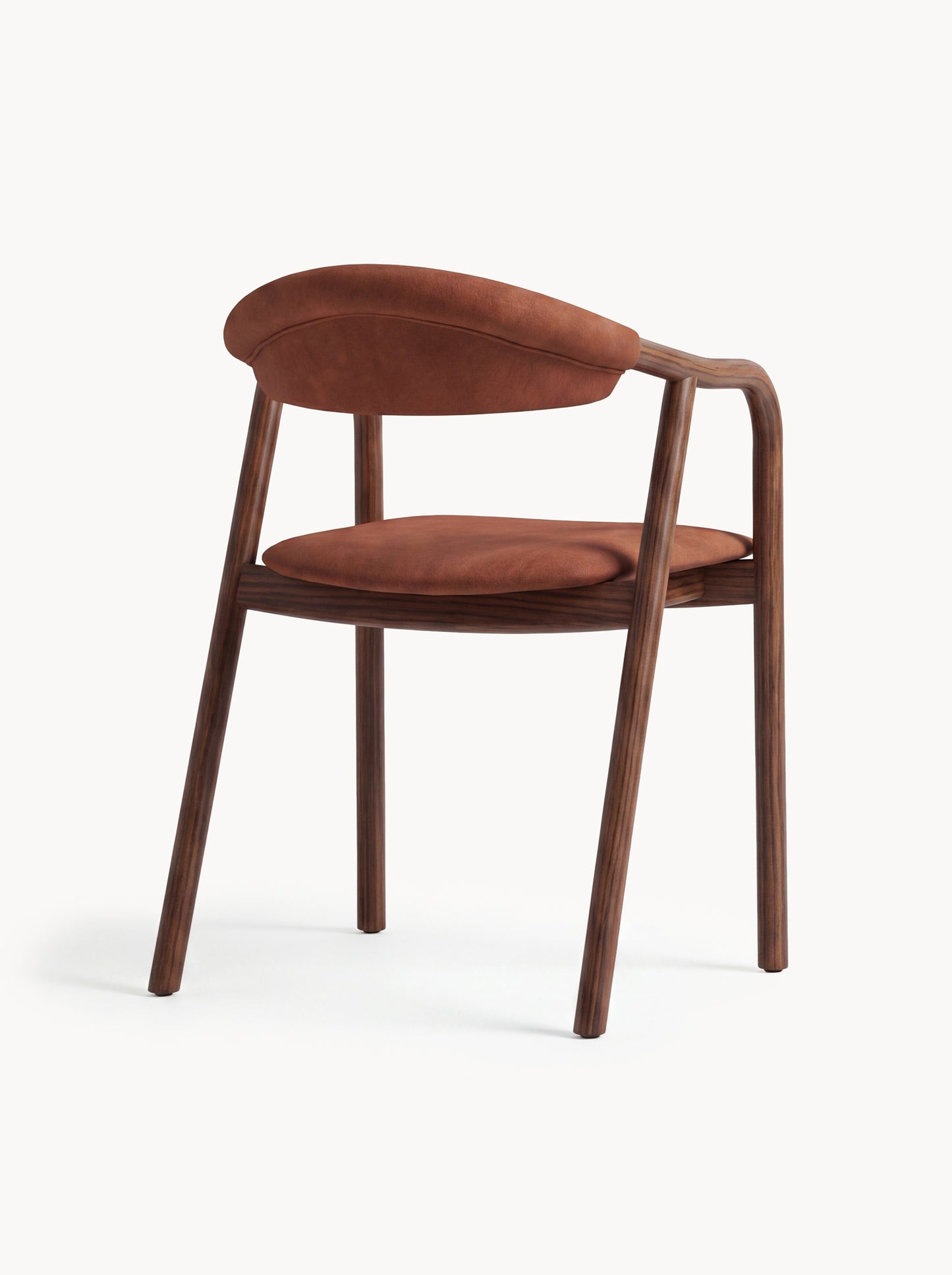 Ashwood Dining Armchair Novaro in Nubuck Leather