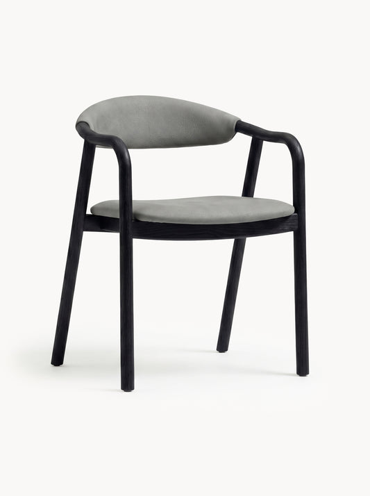 Ashwood Dining Armchair Novaro in Nubuck Leather
