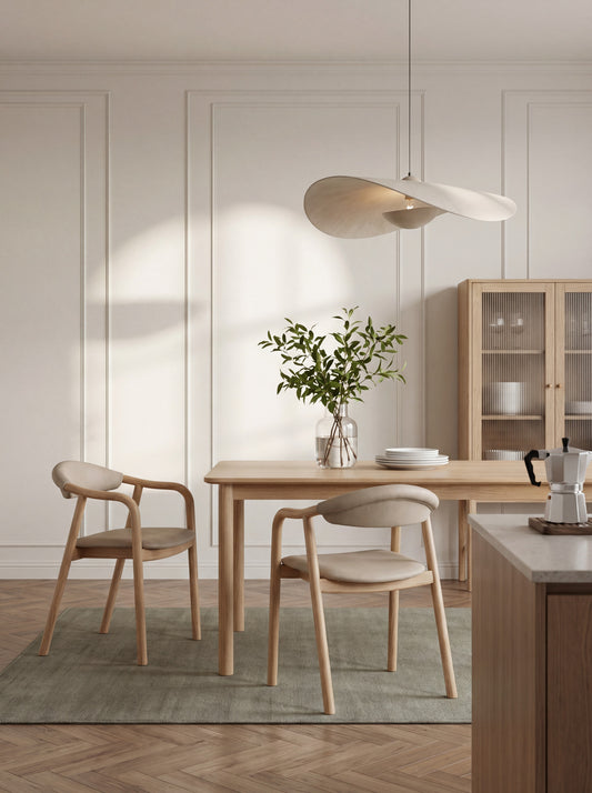 Ashwood Dining Armchair Novaro in Nubuck Leather