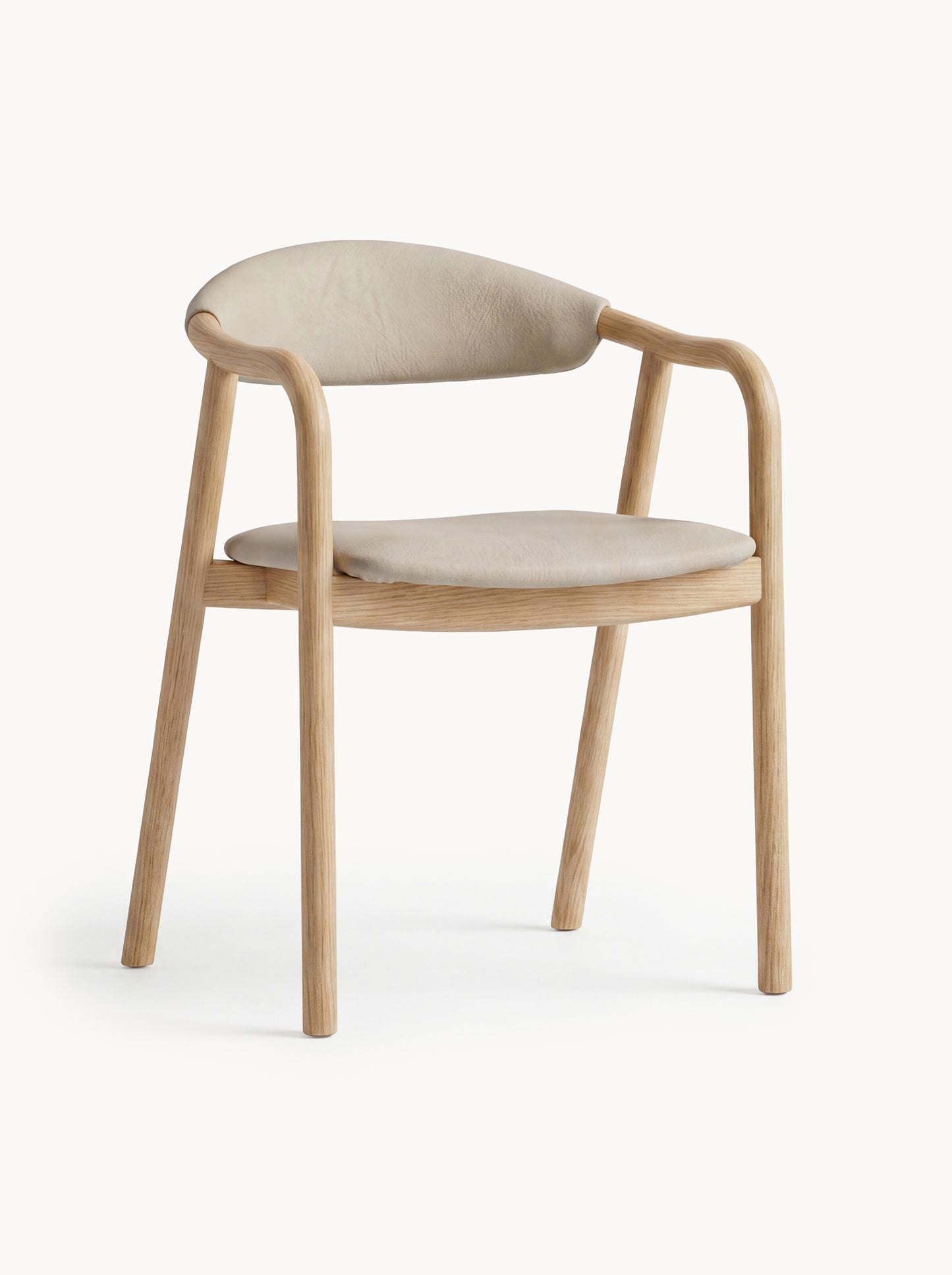 Ashwood Dining Armchair Novaro in Nubuck Leather
