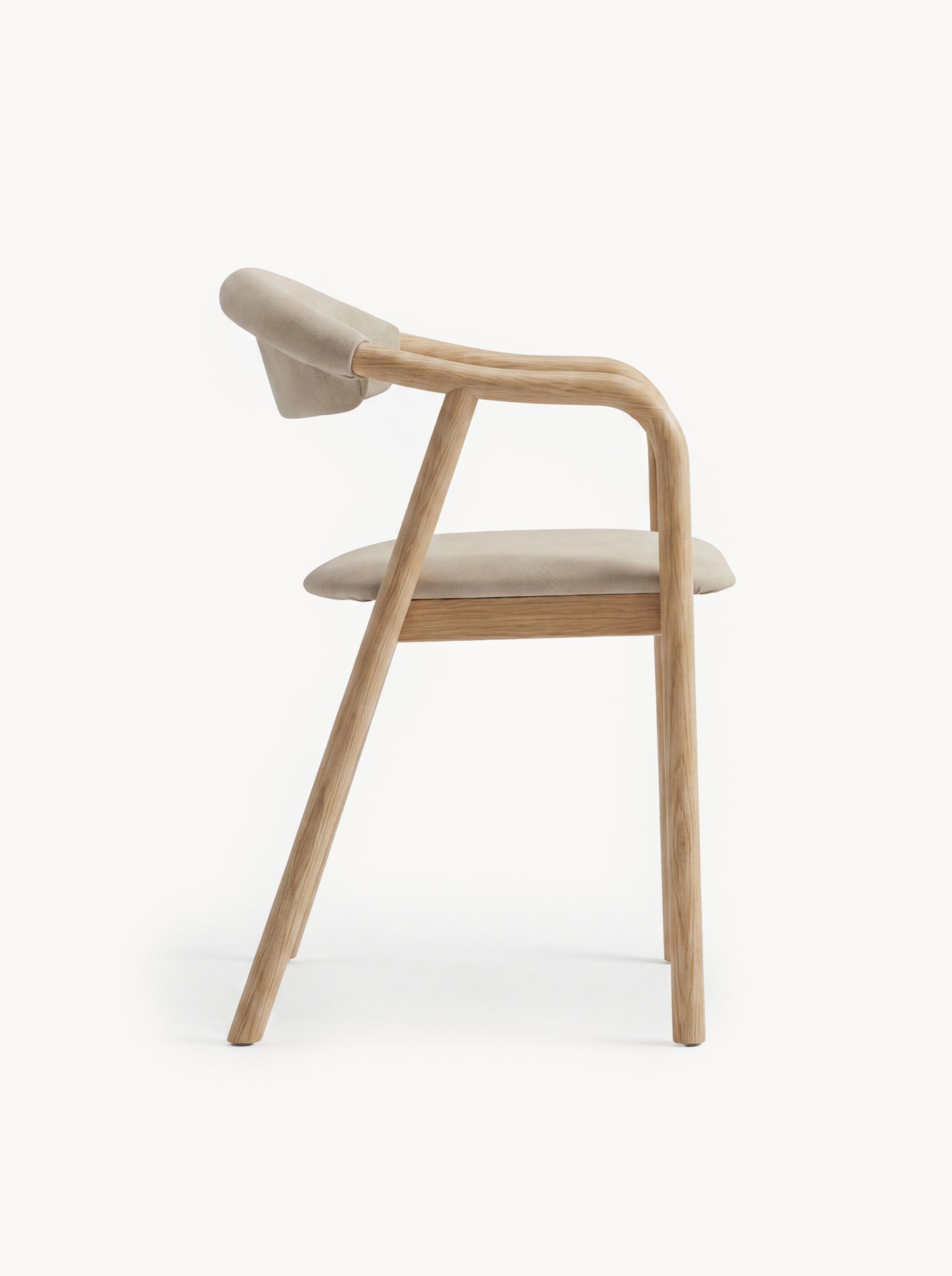 Ashwood Dining Armchair Novaro in Nubuck Leather
