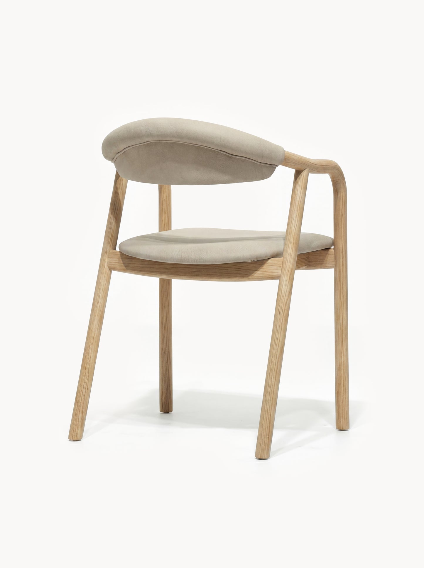 Ashwood Dining Armchair Novaro in Nubuck Leather