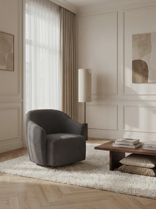 Lounge Chair Hoshi With Swivel Leg 360°