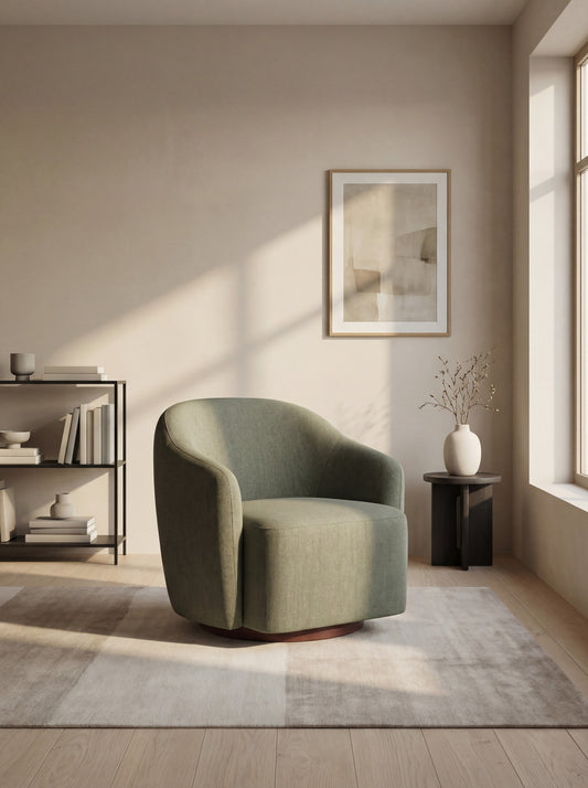 Lounge Chair Hoshi With Swivel Leg 360°