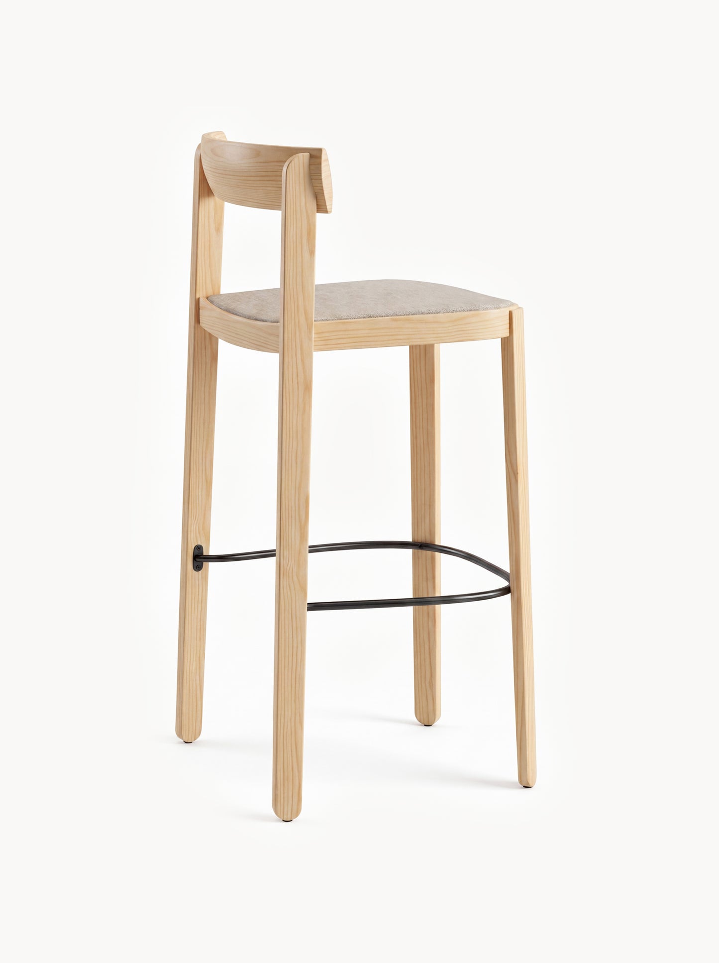 Ashwood Bar Stool Kairo with Seat Cushion