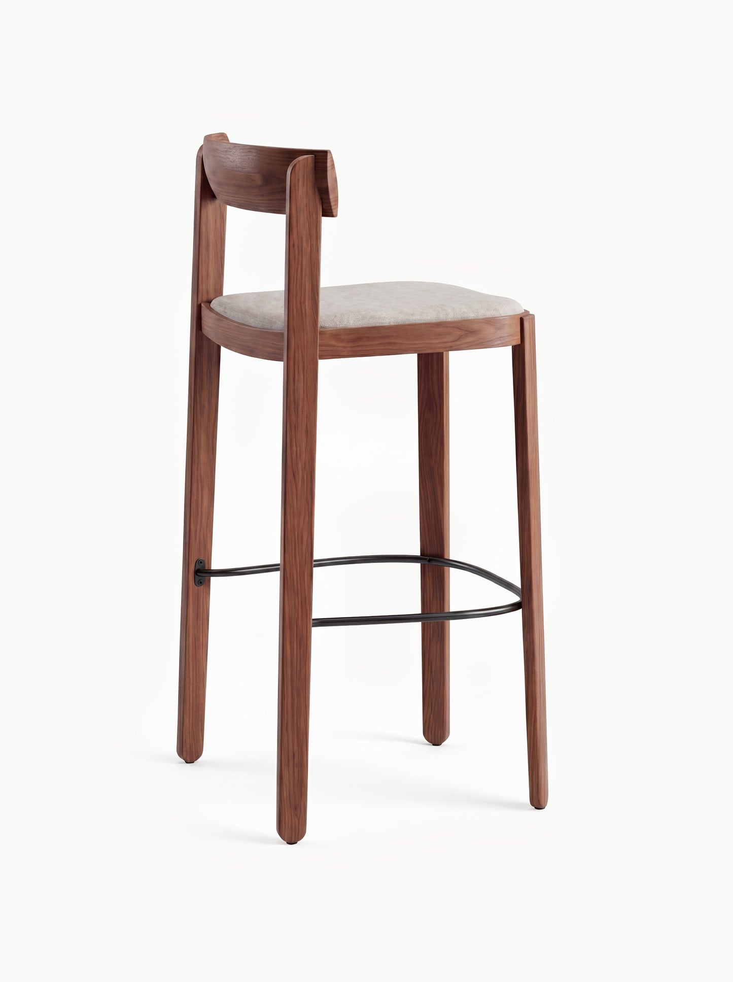 Ashwood Bar Stool Kairo with Seat Cushion