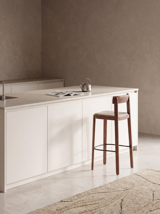 Ashwood Bar Stool Kairo with Seat Cushion
