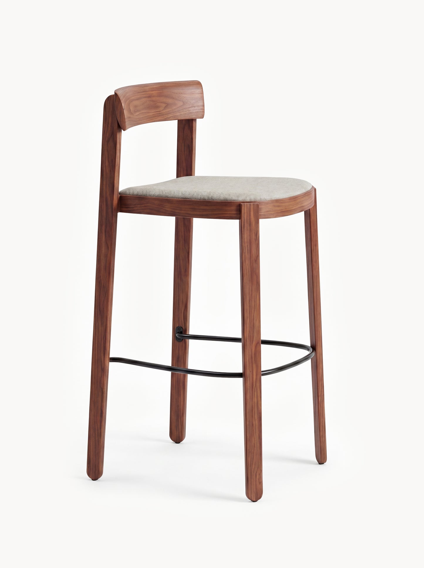Ashwood Bar Stool Kairo with Seat Cushion