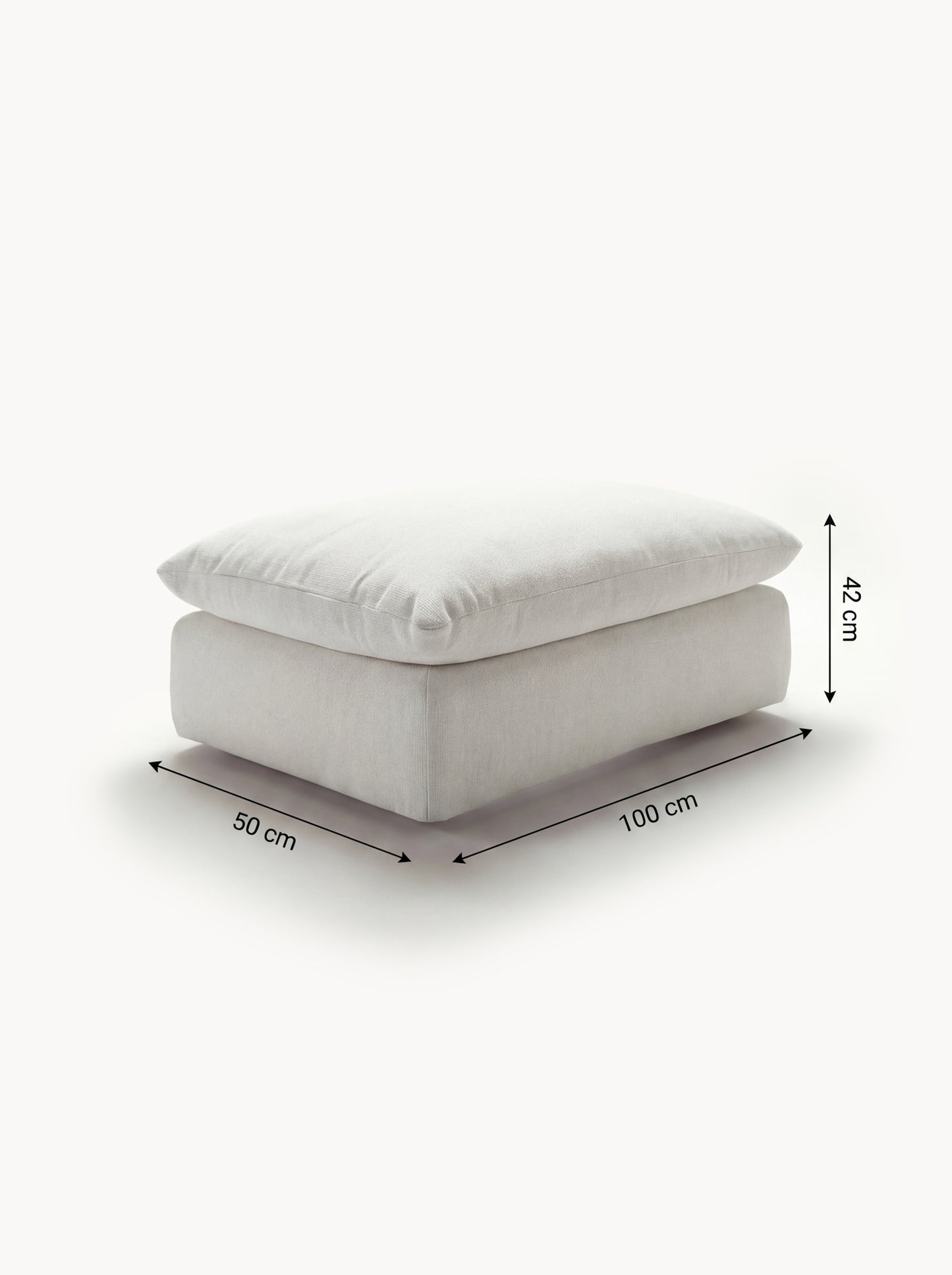 Kuroda Pouf 50 × 100 cm
