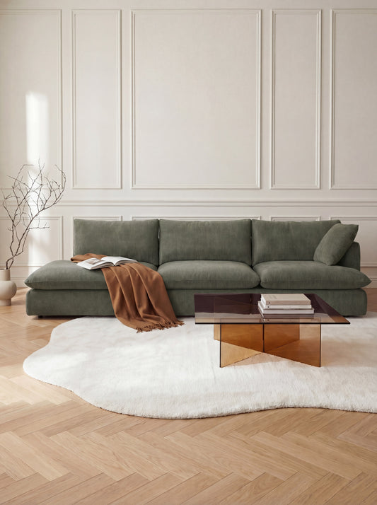 Affordable Kuroda modular sofa in Natural Bamboo