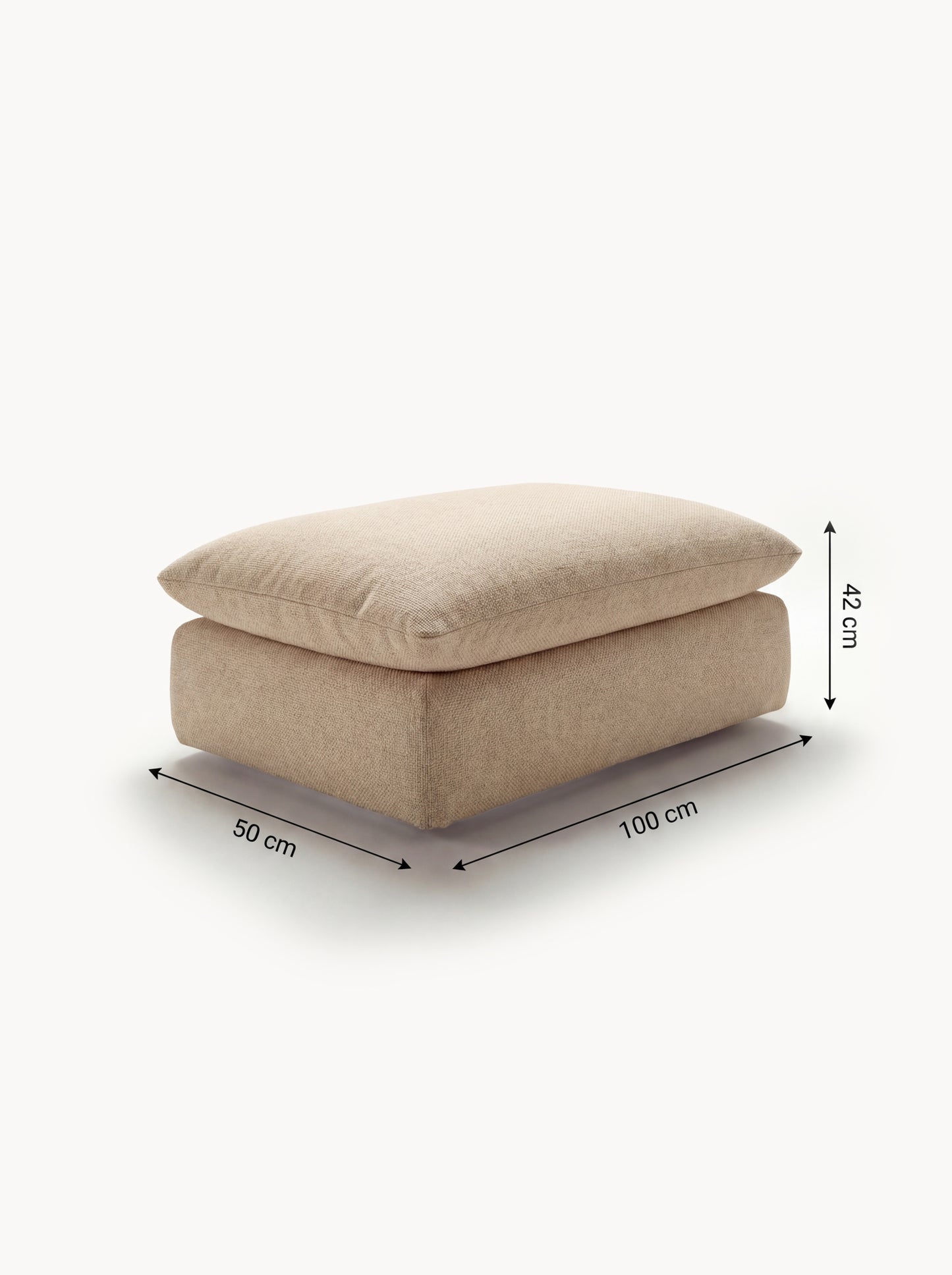 Kuroda Pouf 50 × 100 cm