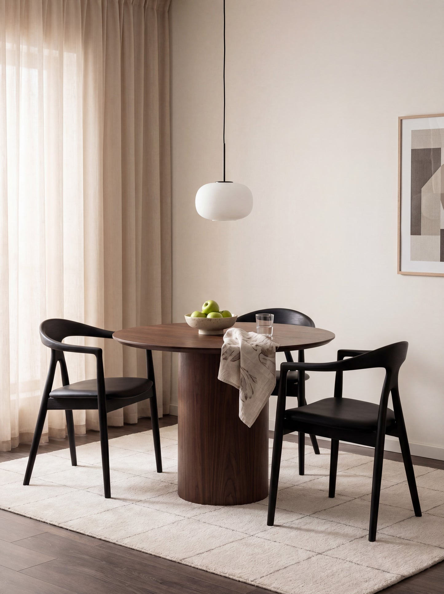 Ashwood Dining Armchair Sakuro with Seat Cushion