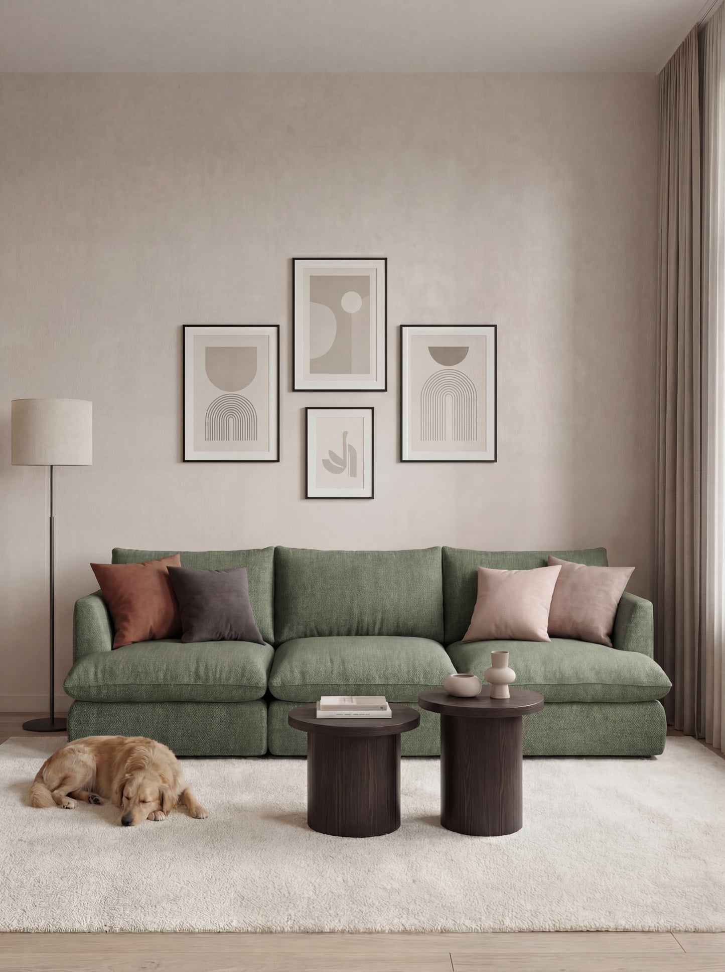 Modular Sofa Kuroda 3-seat