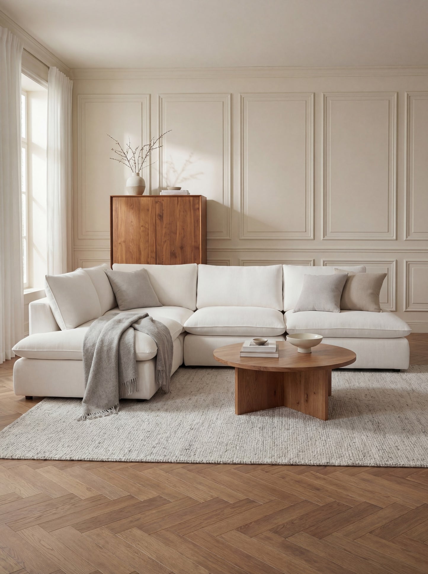Modular Sofa Kuroda 4-Seat Open Corner Lounge