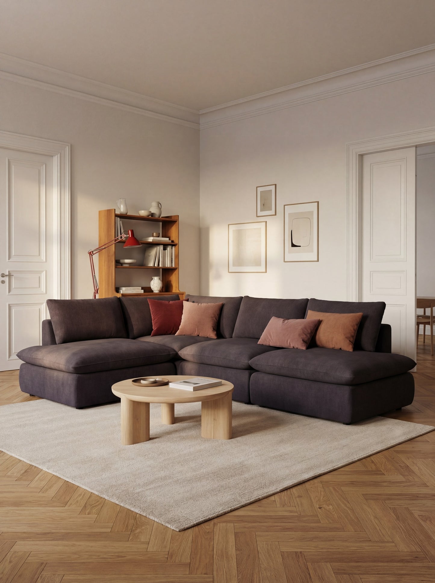 Modular Sofa Kuroda 4-Seat Open Corner Lounge