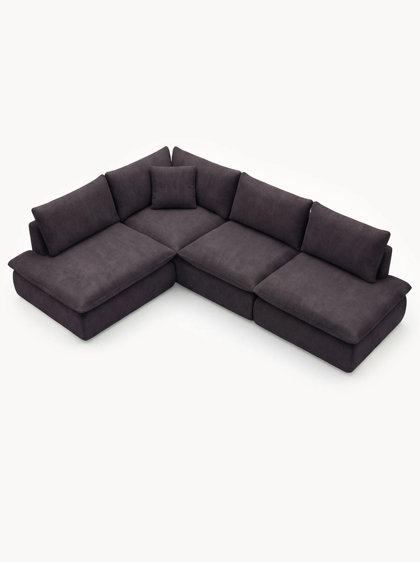 Modular Sofa Kuroda 4-Seat Open Corner Lounge