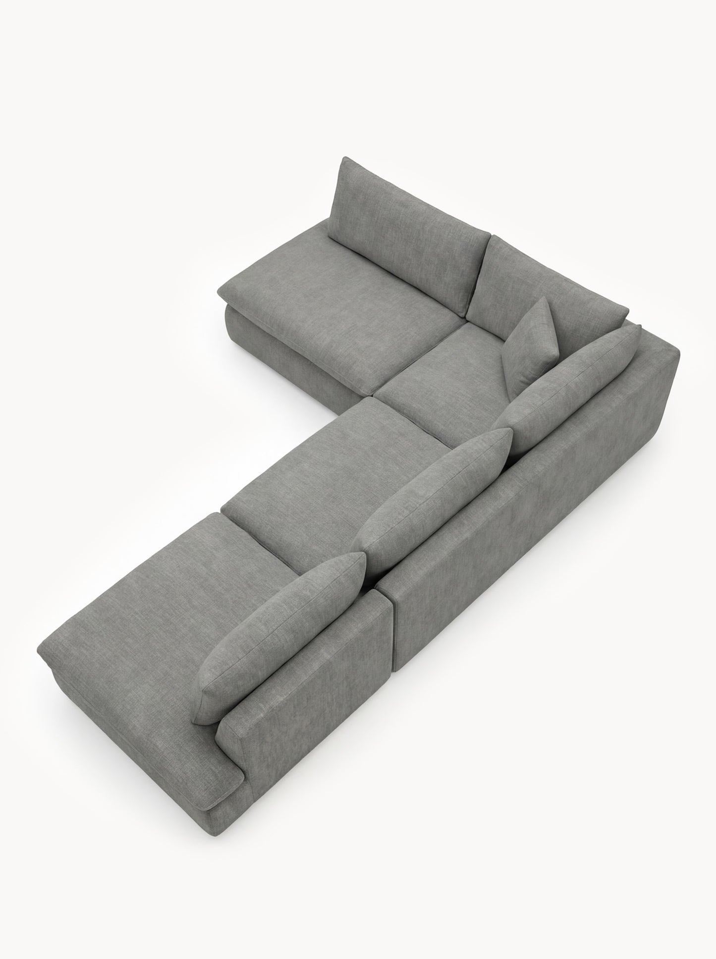Modular Sofa Kuroda 4-Seat Open Corner Lounge
