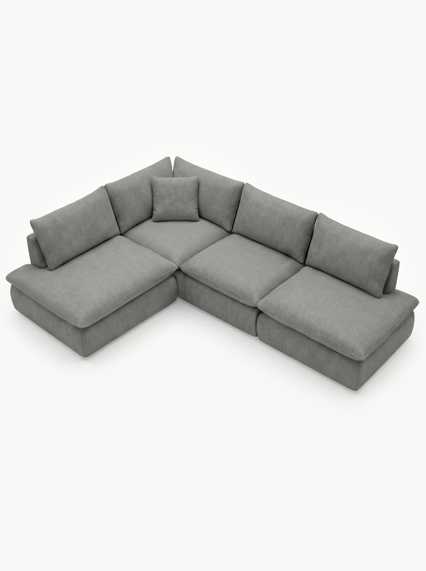 Modular Sofa Kuroda 4-Seat Open Corner Lounge