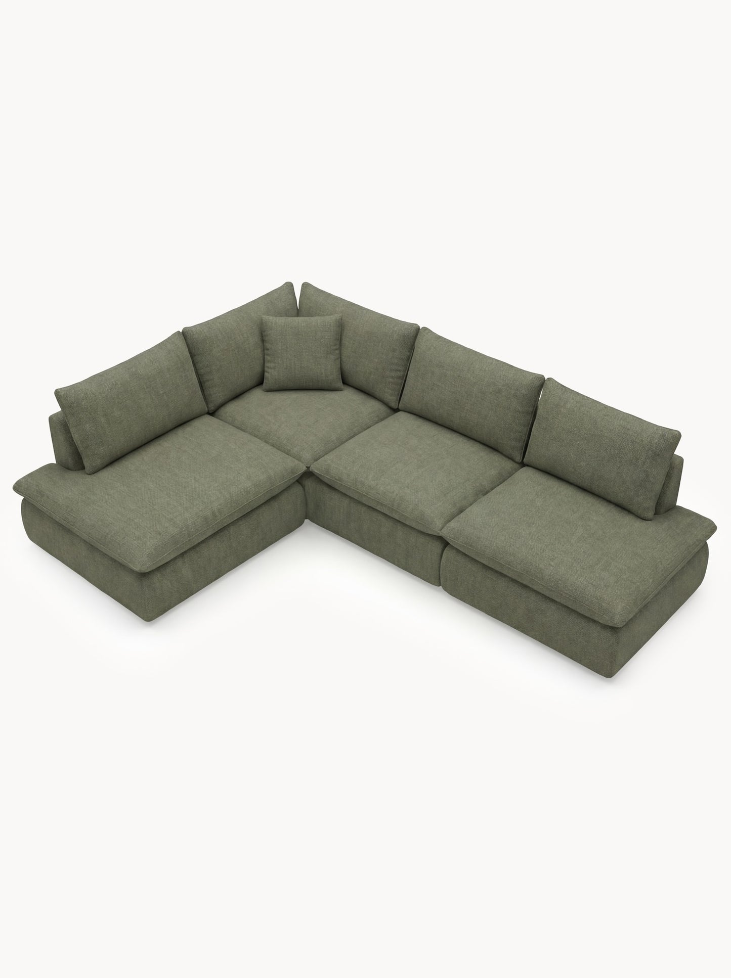 Modular Sofa Kuroda 4-Seat Open Corner Lounge