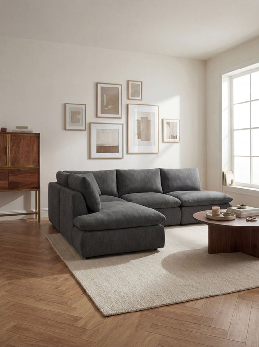 Modular Sofa Kuroda 4-Seat Open Corner Lounge