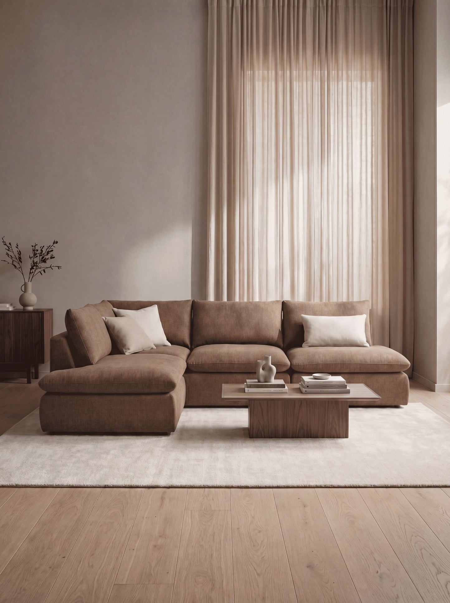 Modular Sofa Kuroda 4-Seat Open Corner Lounge