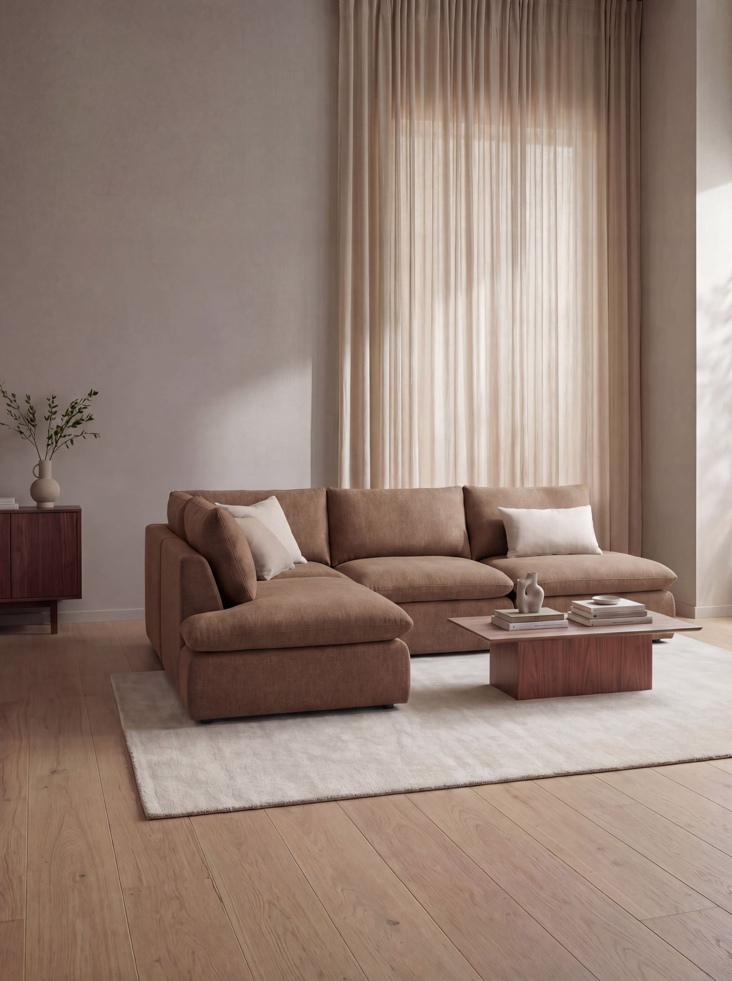 Modular Sofa Kuroda 4-Seat Open Corner Lounge