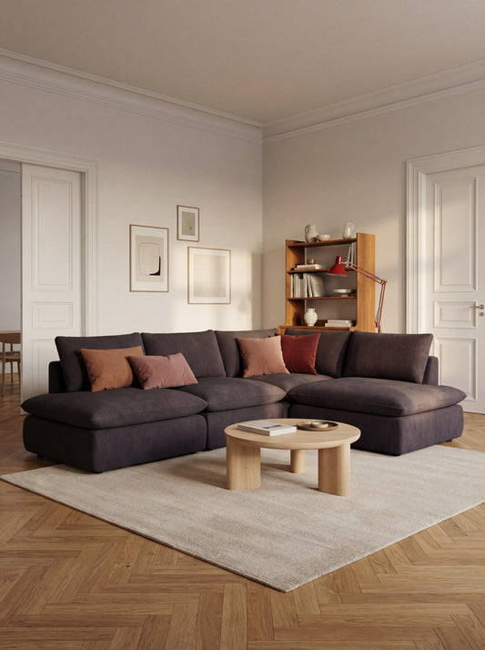 Modular Sofa Kuroda 4-Seat Open Corner Lounge