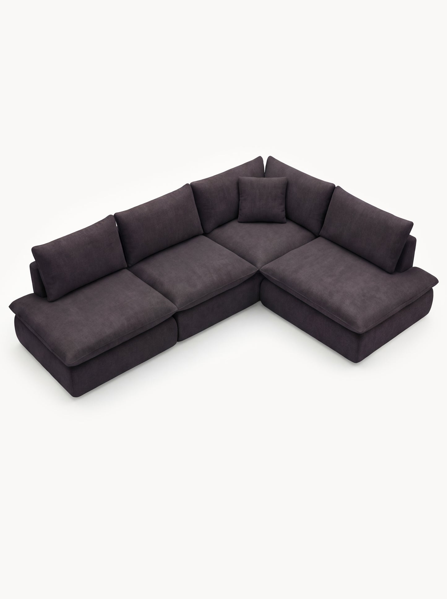 Modular Sofa Kuroda 4-Seat Open Corner Lounge
