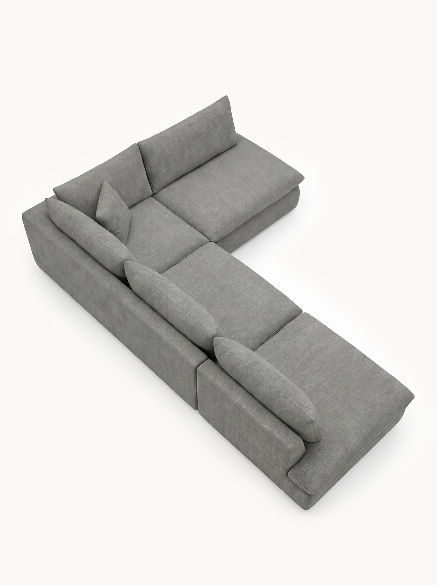 Modular Sofa Kuroda 4-Seat Open Corner Lounge