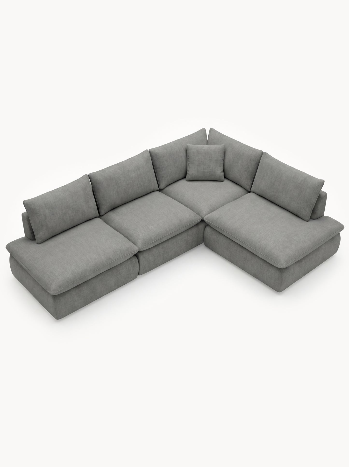 Modular Sofa Kuroda 4-Seat Open Corner Lounge