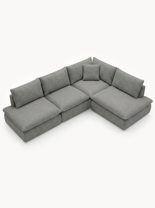 Modular Sofa Kuroda 4-Seat Open Corner Lounge