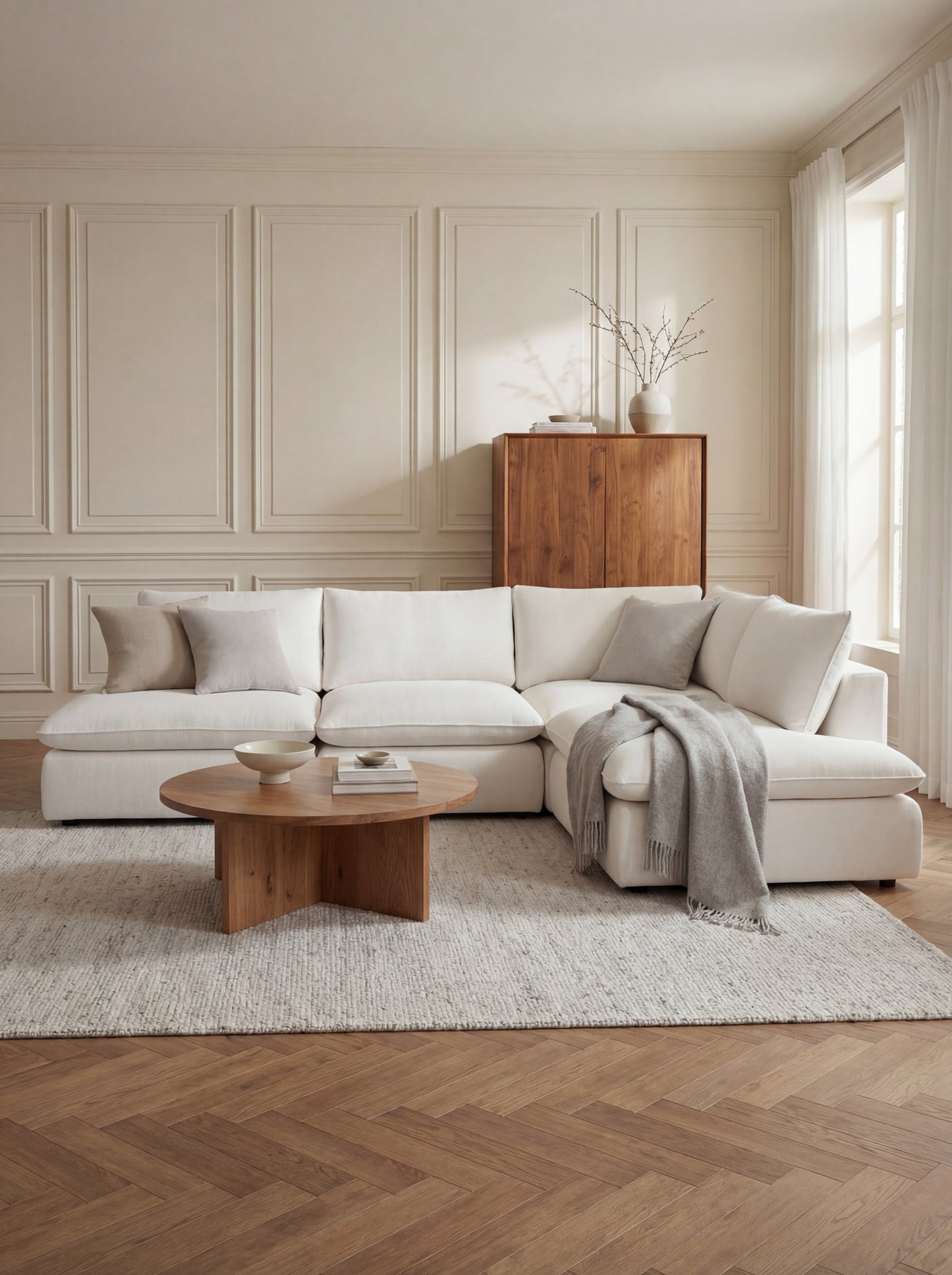 Modular Sofa Kuroda 4-Seat Open Corner Lounge