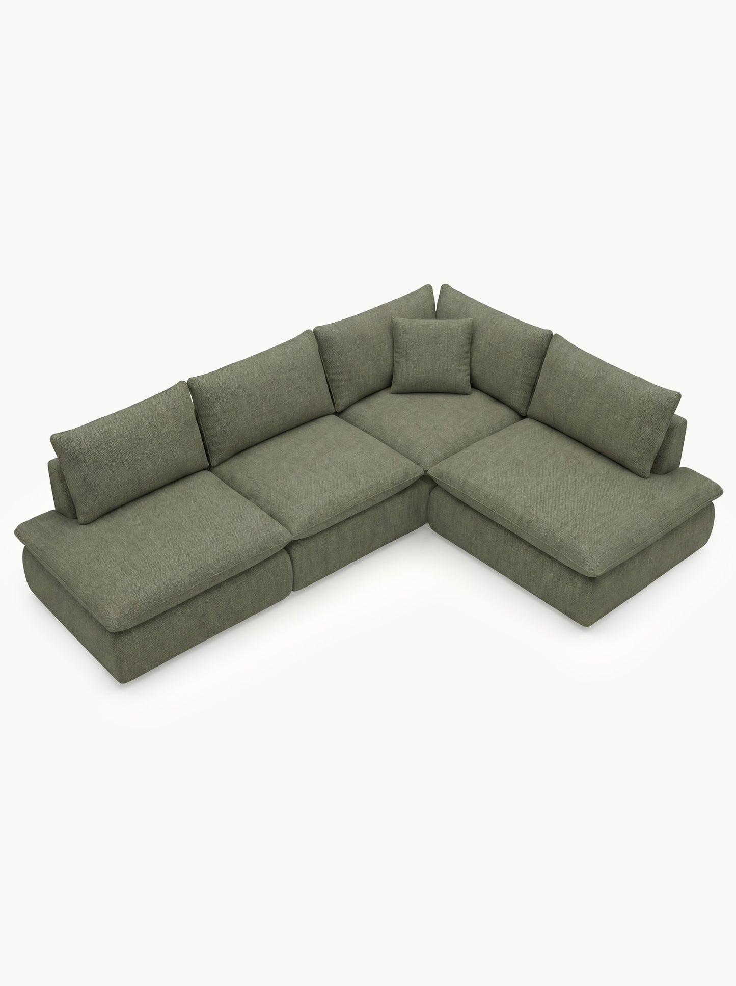 Modular Sofa Kuroda 4-Seat Open Corner Lounge