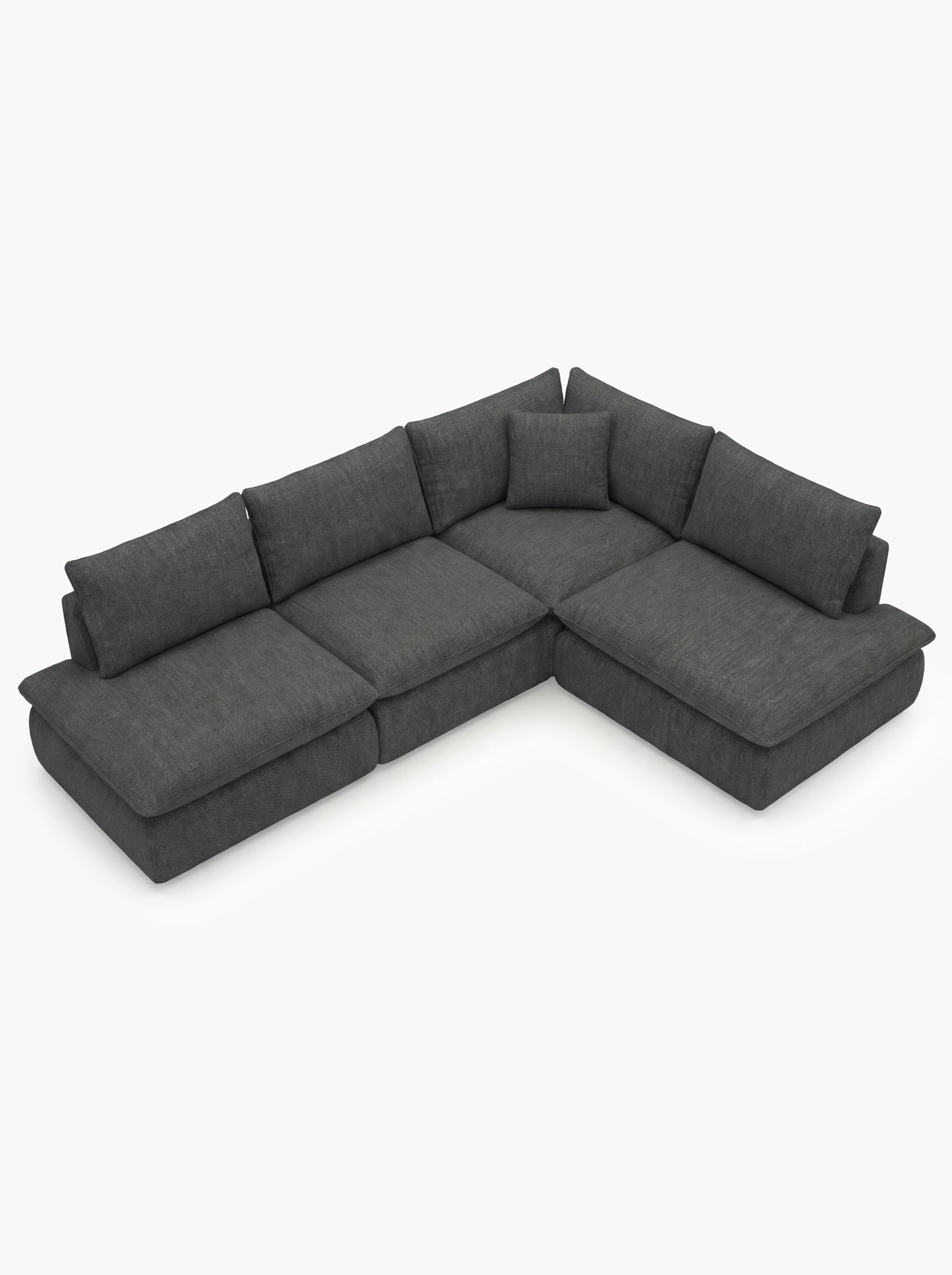 Modular Sofa Kuroda 4-Seat Open Corner Lounge