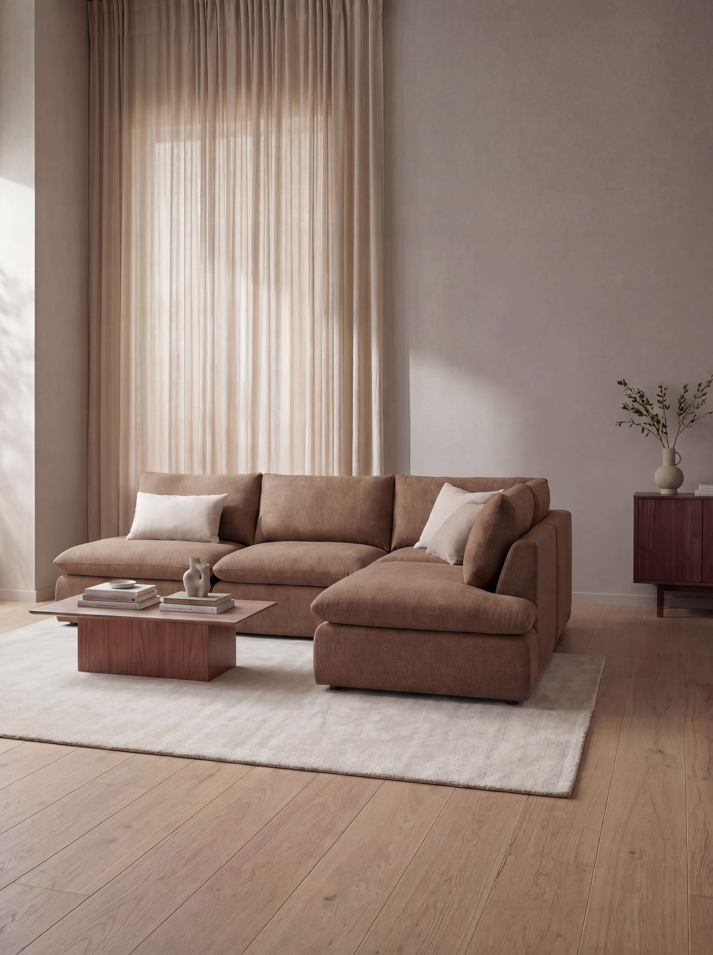 Modular Sofa Kuroda 4-Seat Open Corner Lounge