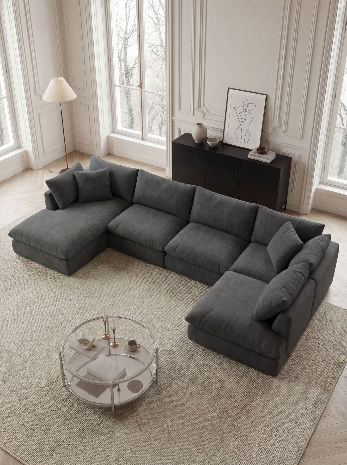 Modular Sofa Kuroda U-Seat