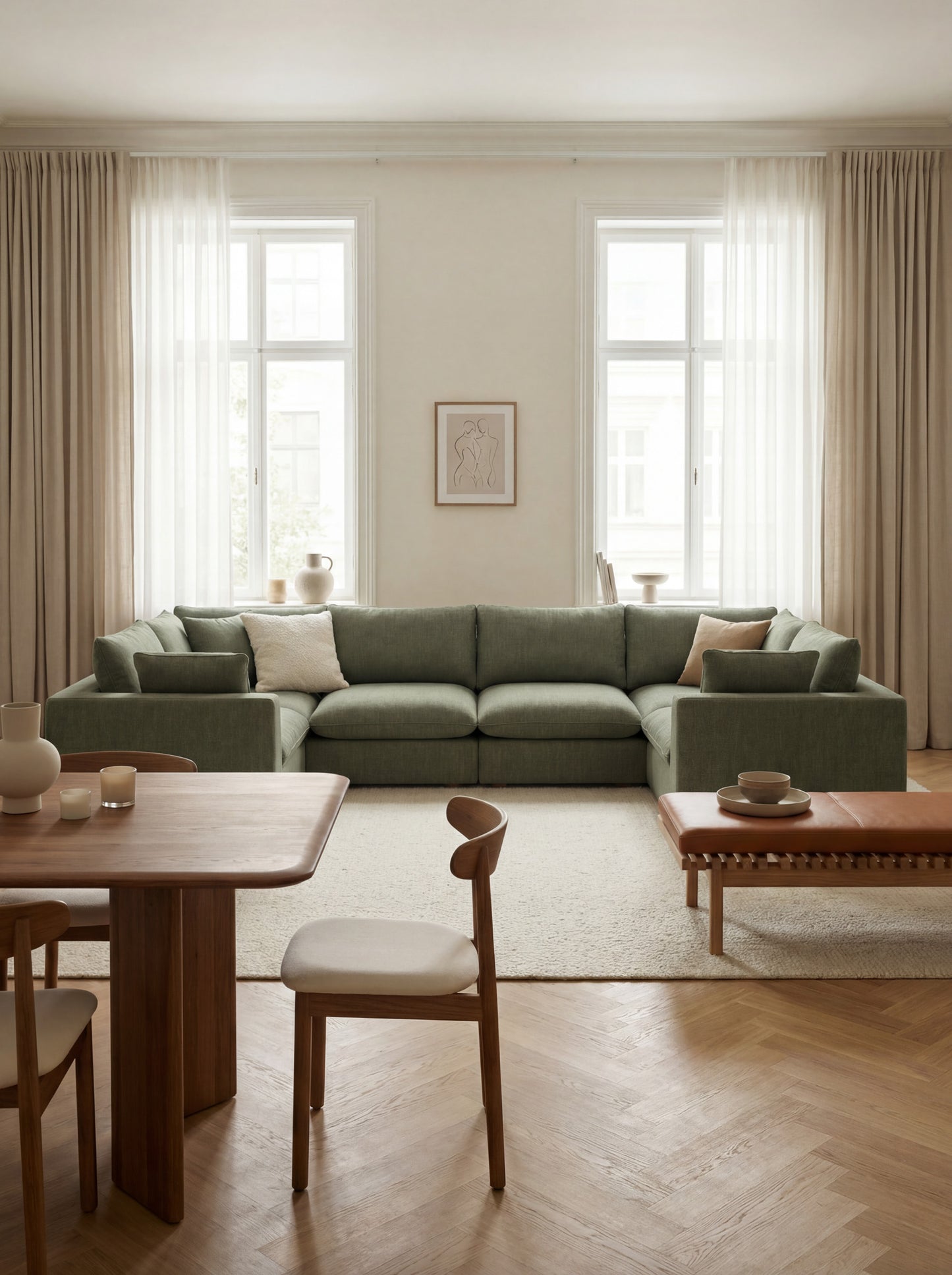 Modular Sofa Kuroda XL U-Seat