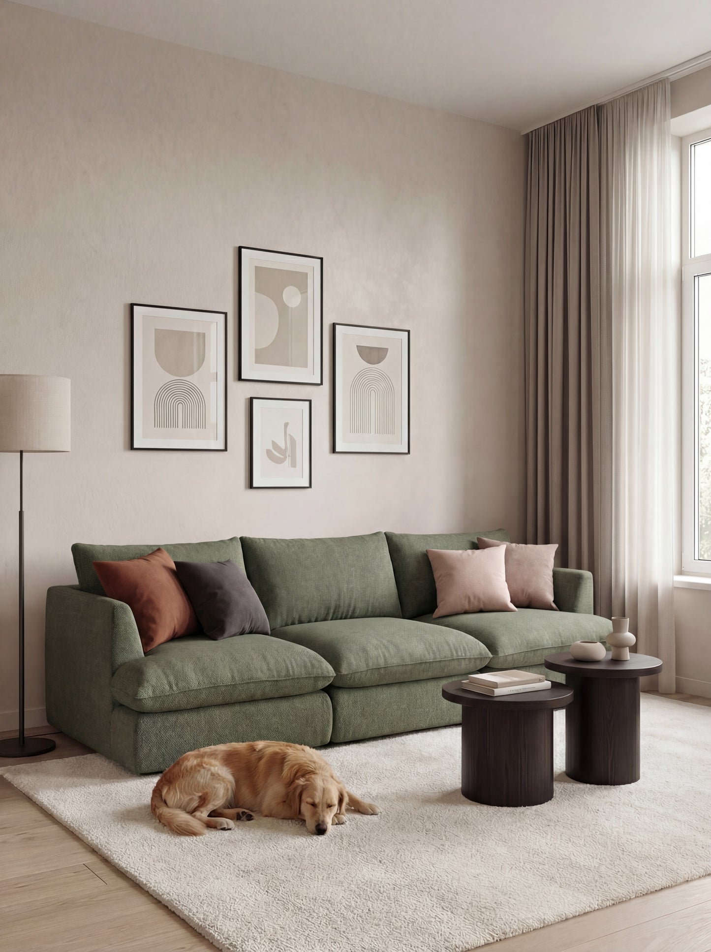 Modular Sofa Kuroda 3-seat